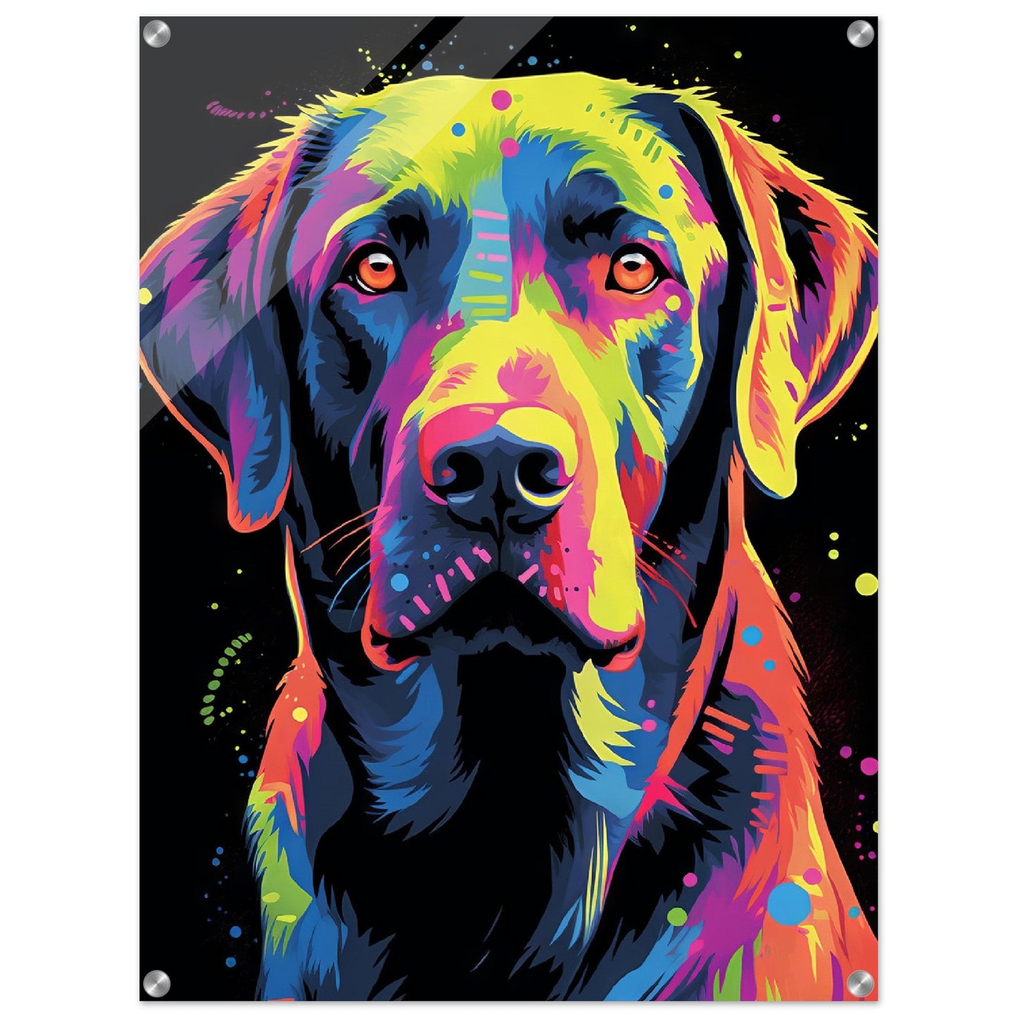 Labrador Hund Pop-Art (DOG03)