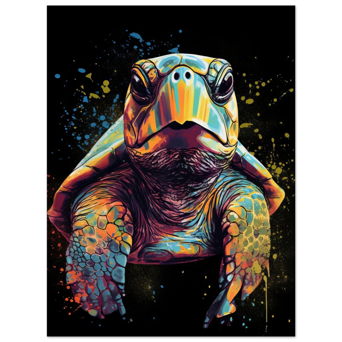 Schildkröte Pop-Art (TURTLE02)