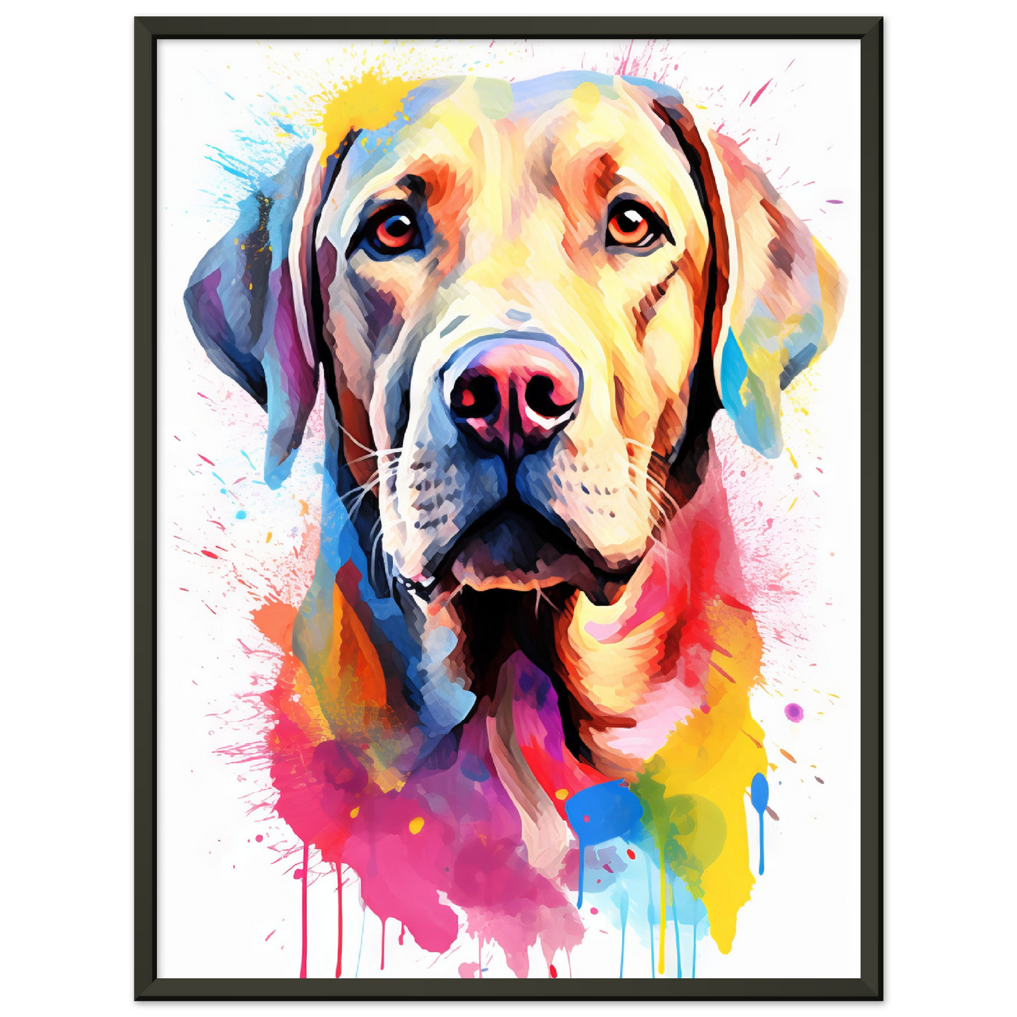 Labrador Hund Pop-Art (DOG08)