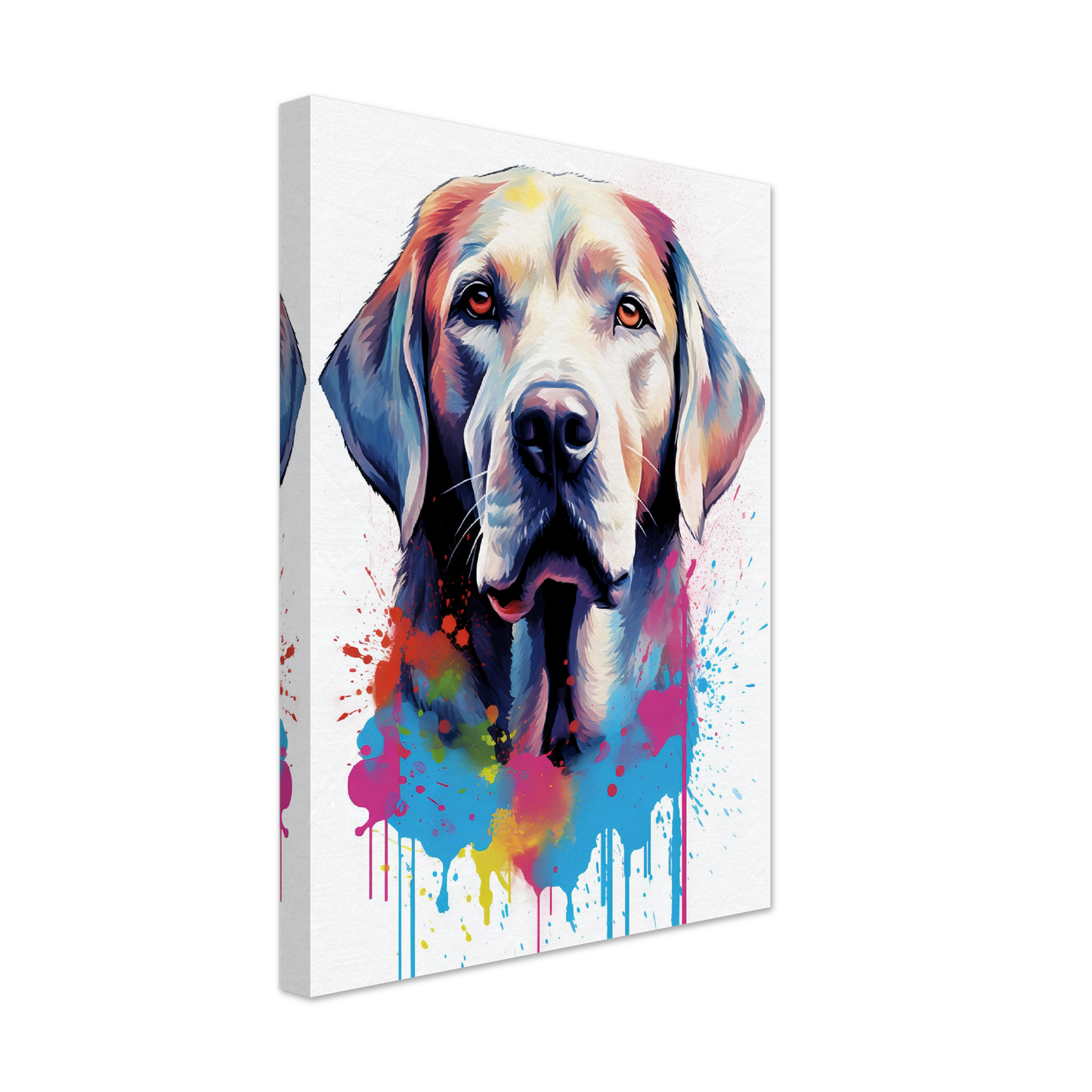Labrador Hund Pop-Art (DOG07)