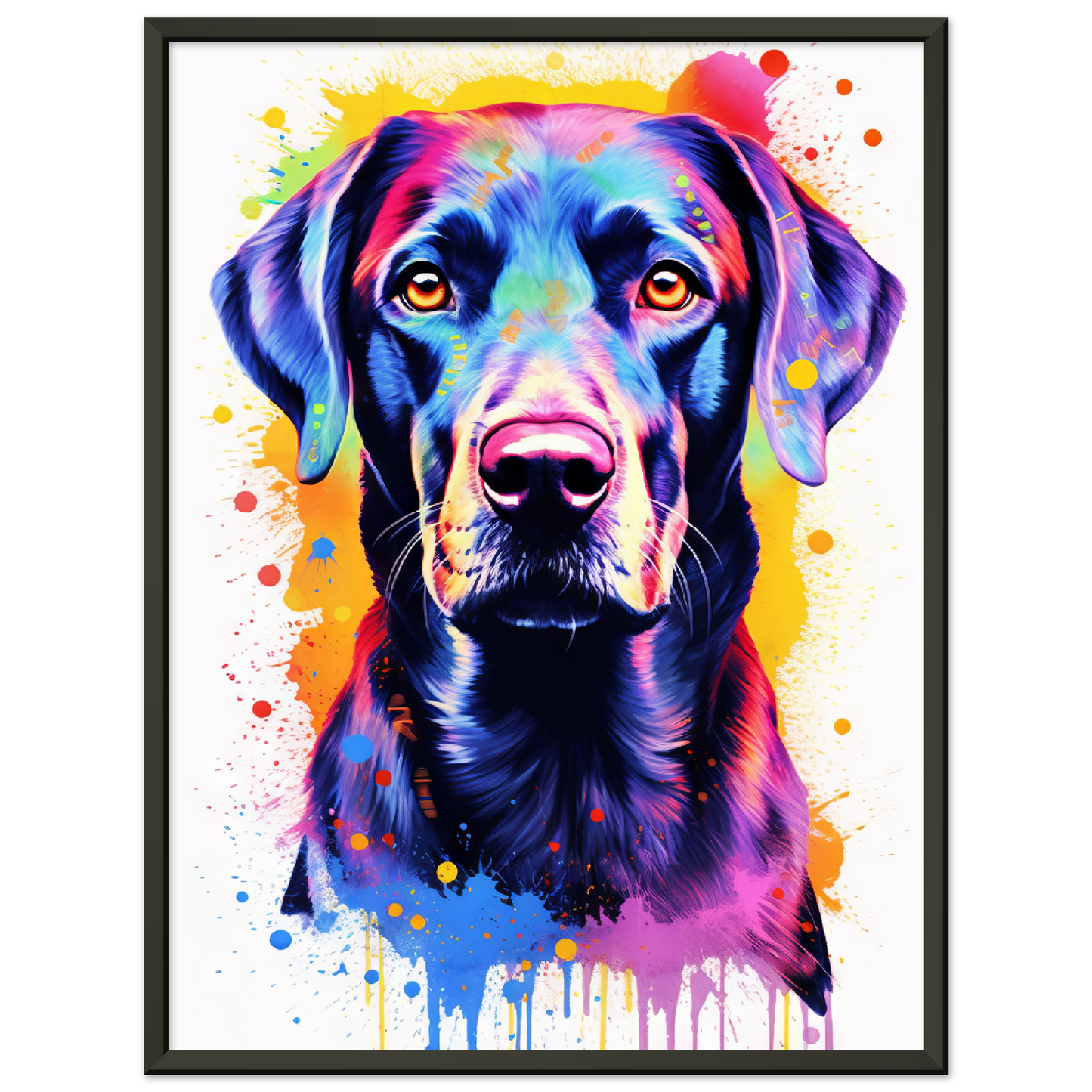 Labrador Hund Pop-Art (DOG06)
