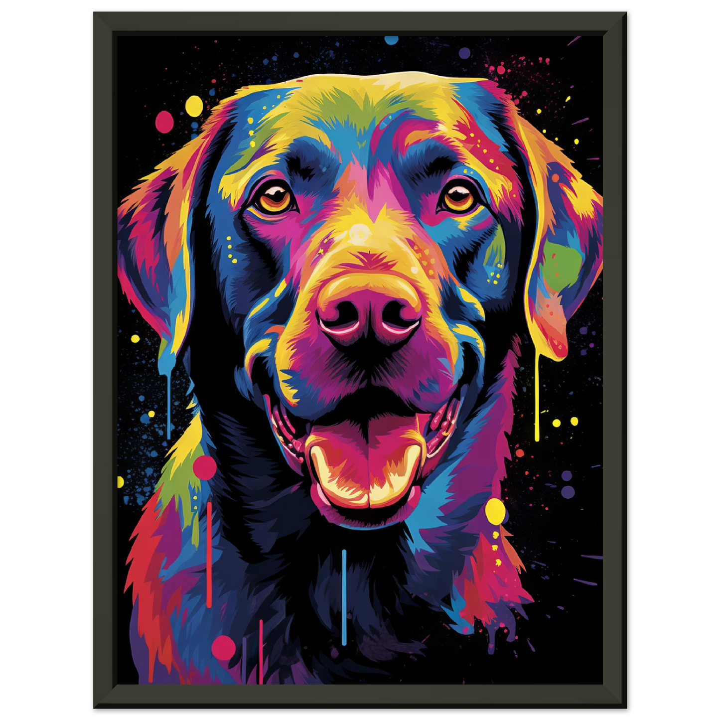 Labrador Hund Pop-Art (DOG04)