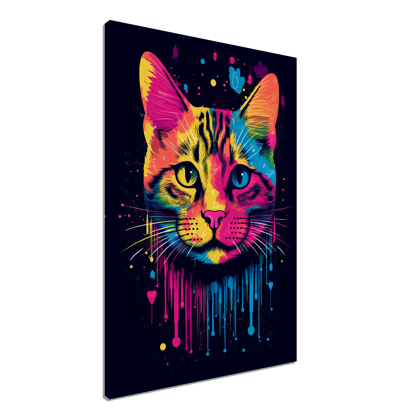 Katze (Hauskatze) Pop-Art (CAT01)