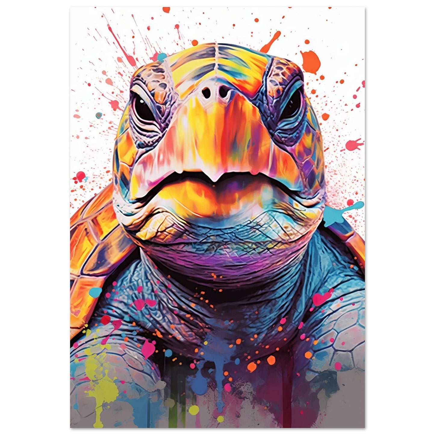 Schildkröte Pop-Art (TURTLE06)