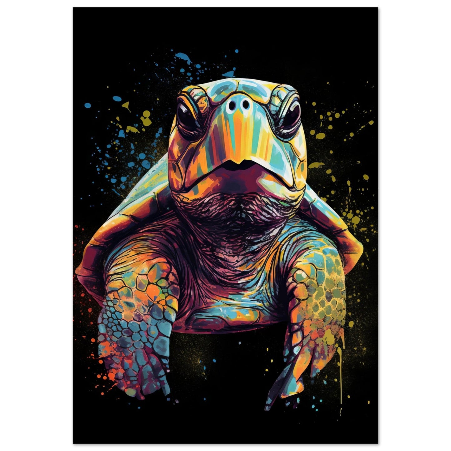 Schildkröte Pop-Art (TURTLE02)
