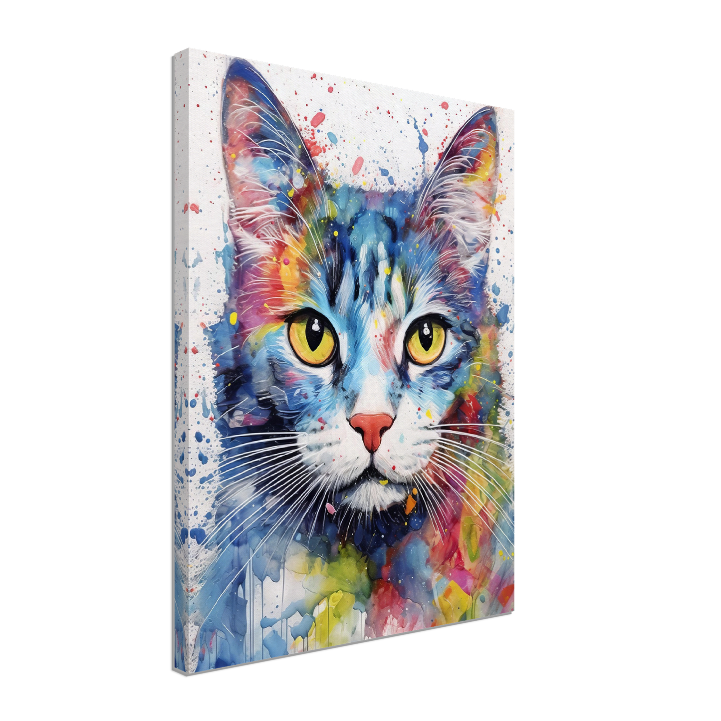 Domestic cat pop art (CAT05)