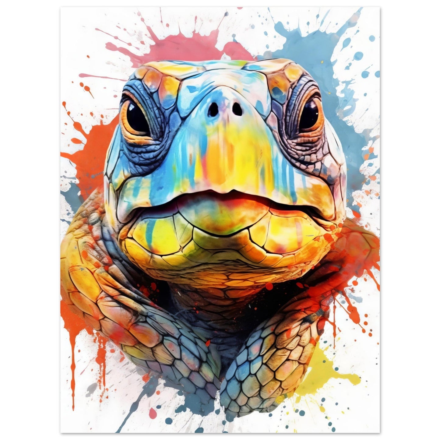 Schildkröte Pop-Art (TURTLE07)