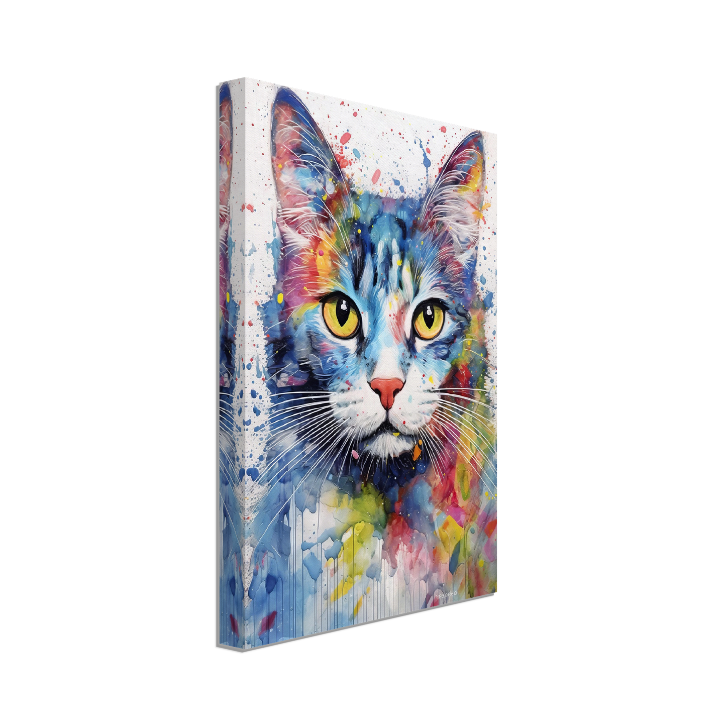 Domestic cat pop art (CAT05)