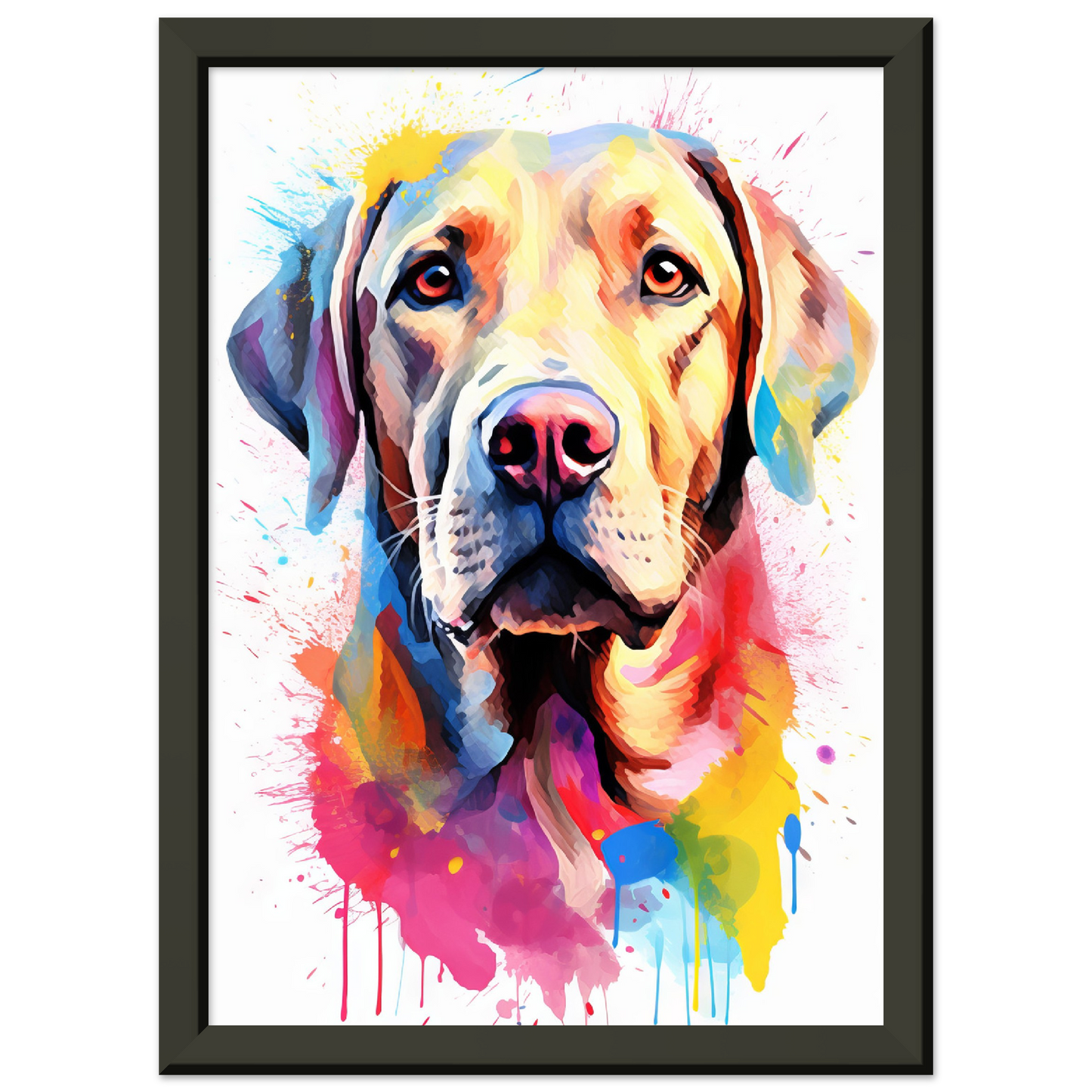 Labrador Hund Pop-Art (DOG08)