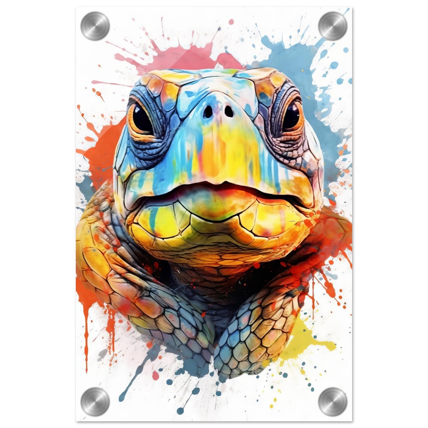 Schildkröte Pop-Art (TURTLE07)
