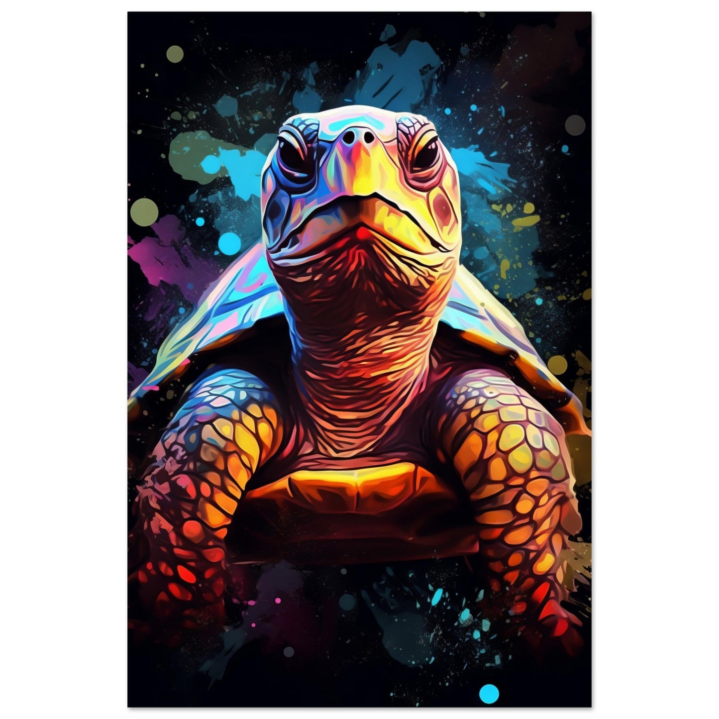 Schildkröte Pop-Art (TURTLE04)