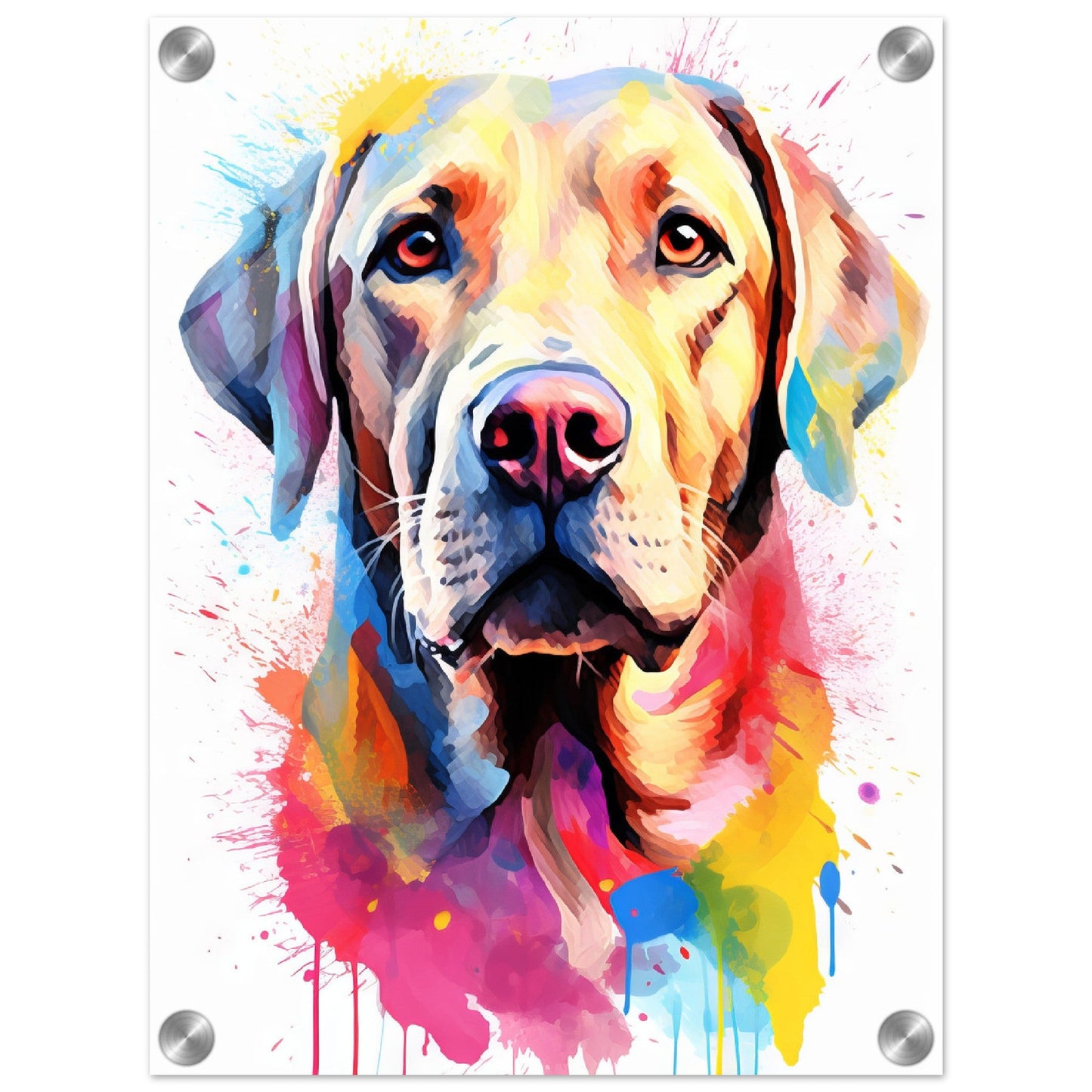 Labrador Hund Pop-Art (DOG08)