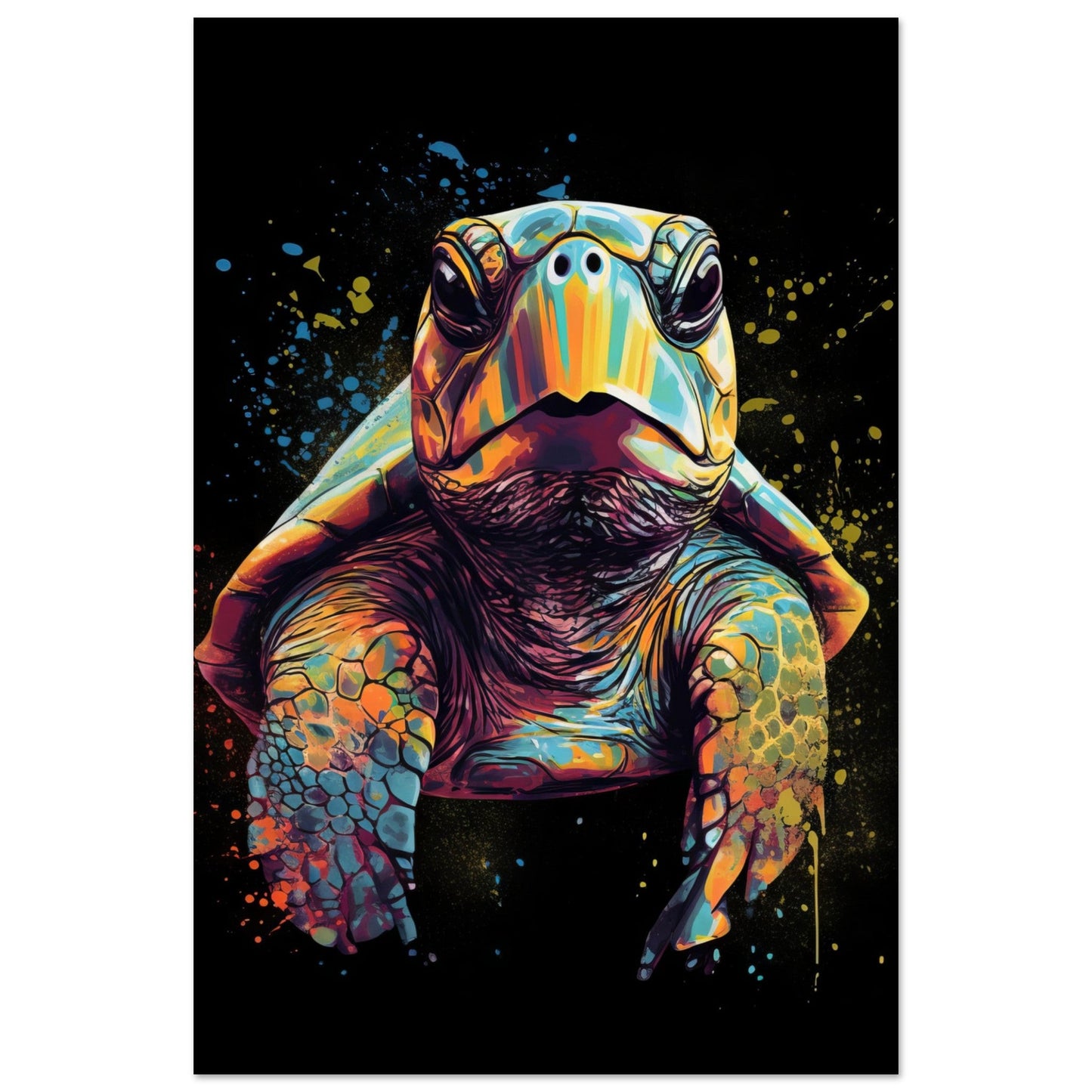 Schildkröte Pop-Art (TURTLE02)