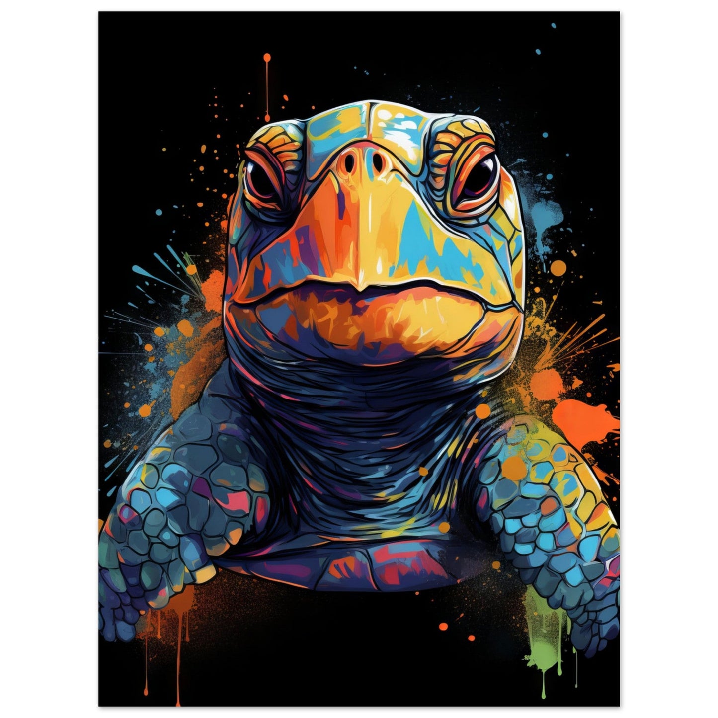 Schildkröte Pop-Art (TURTLE03)