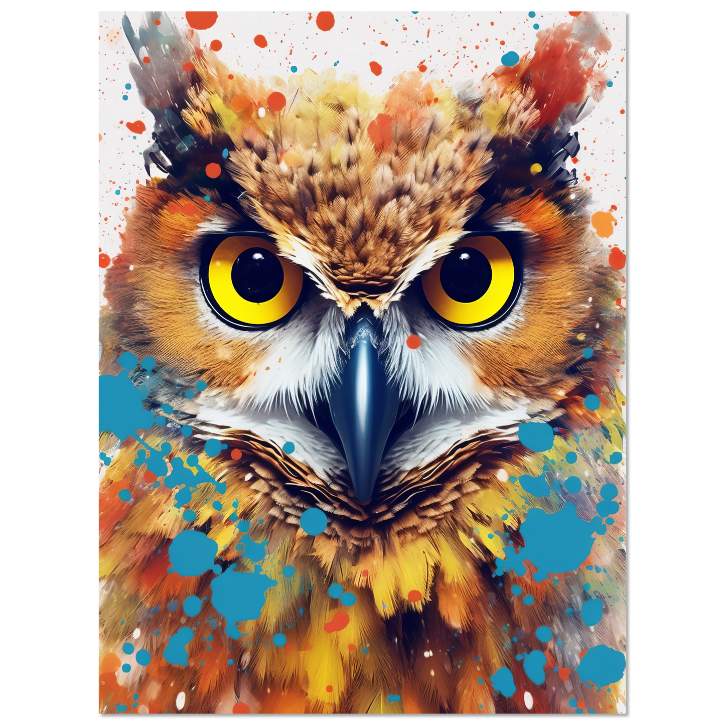 Owl pop art (BIRD29)
