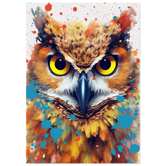 Eule Pop-Art (BIRD29)