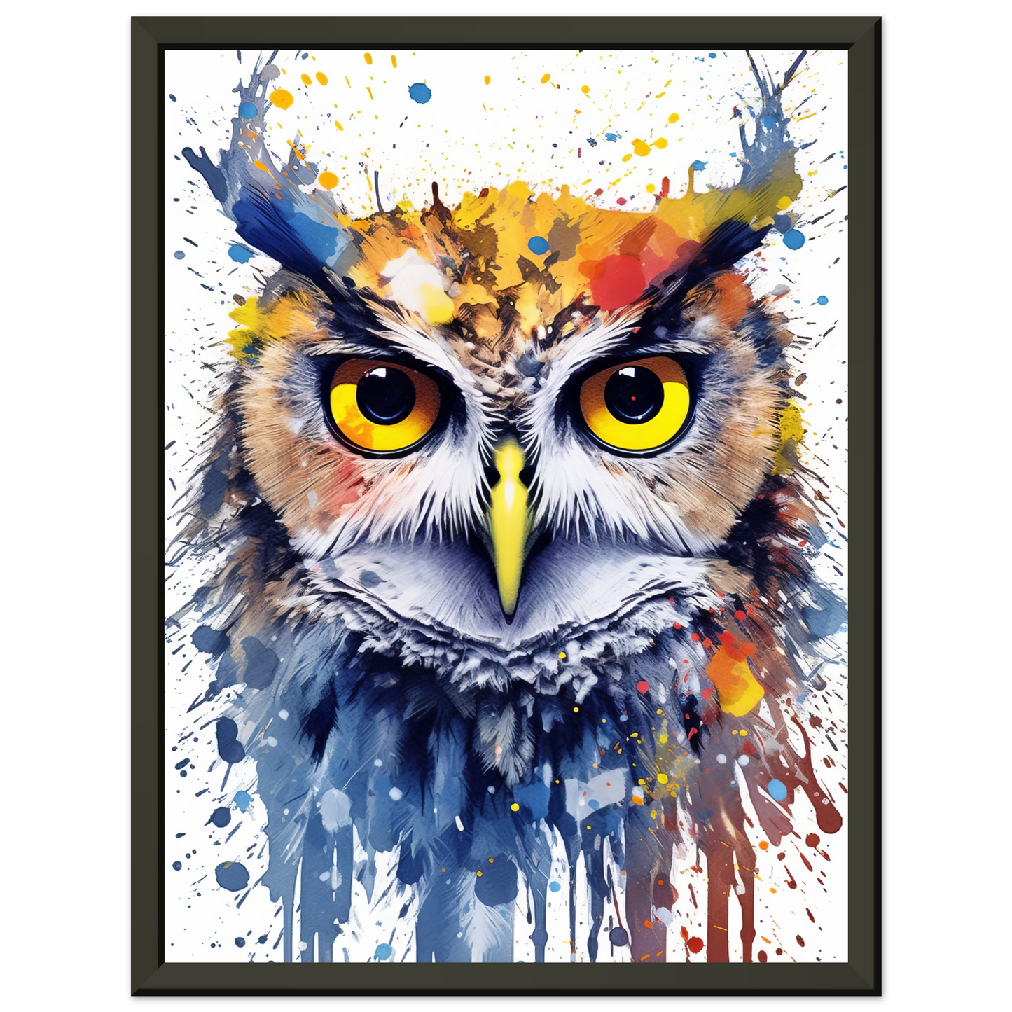 Owl pop art (BIRD30)