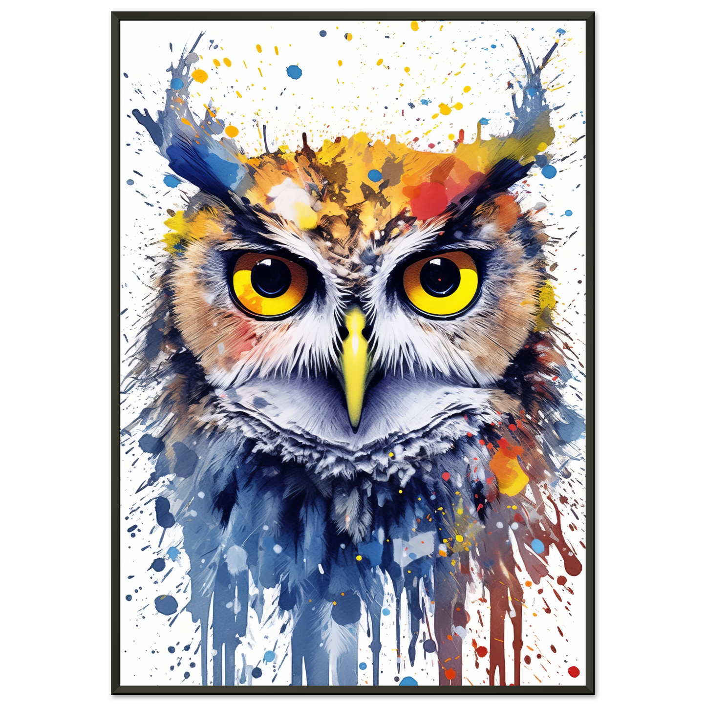 Owl pop art (BIRD30)