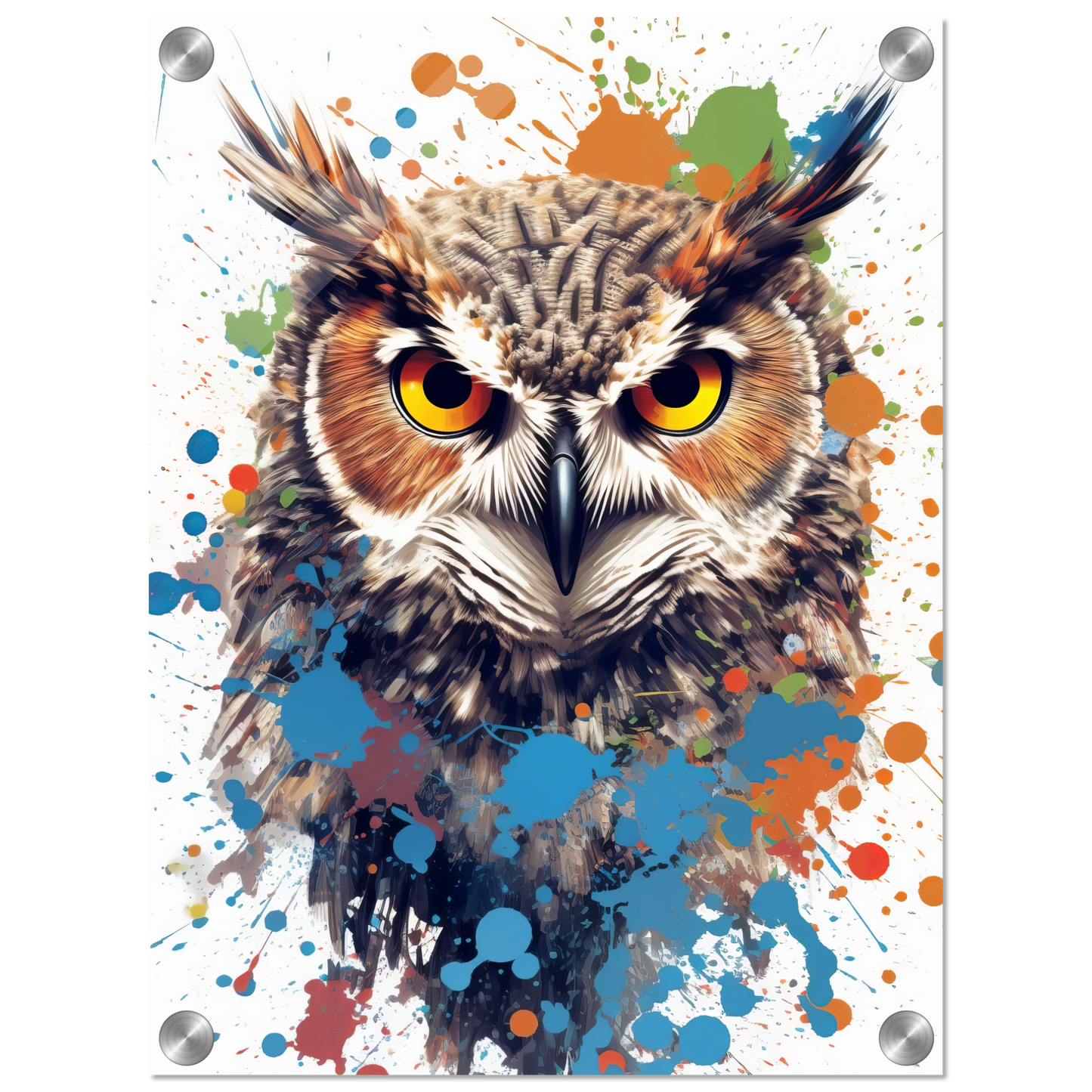 Owl pop art (BIRD31)
