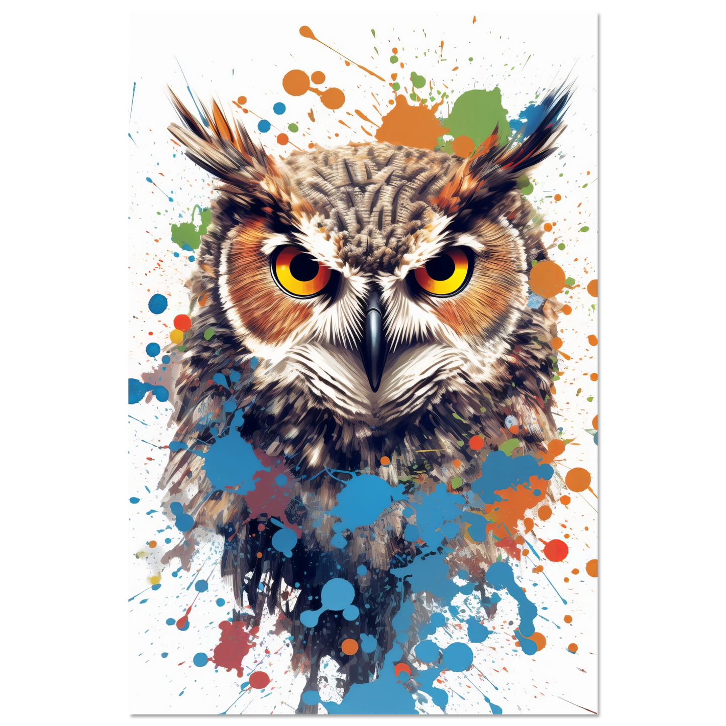Owl pop art (BIRD31)