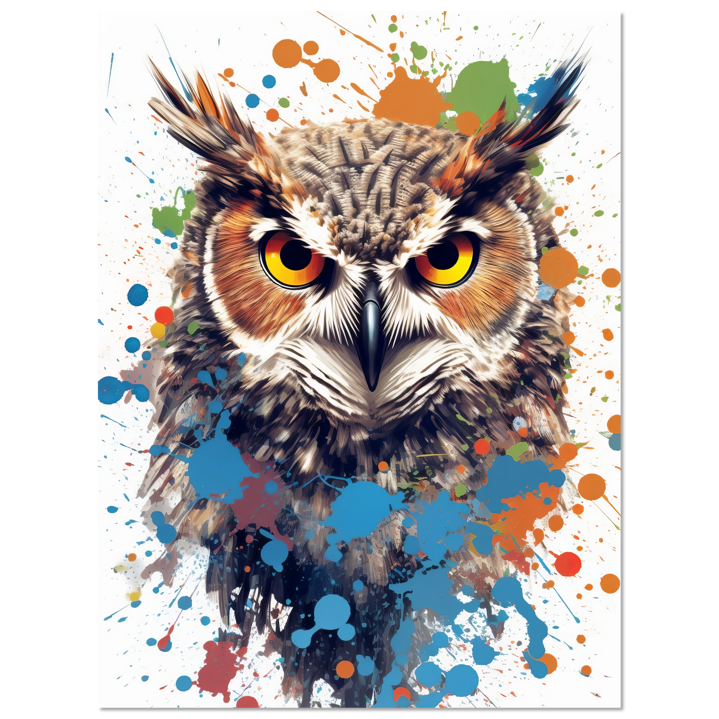 Owl pop art (BIRD31)