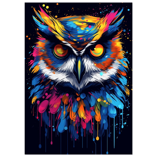Eule Pop-Art (BIRD26)