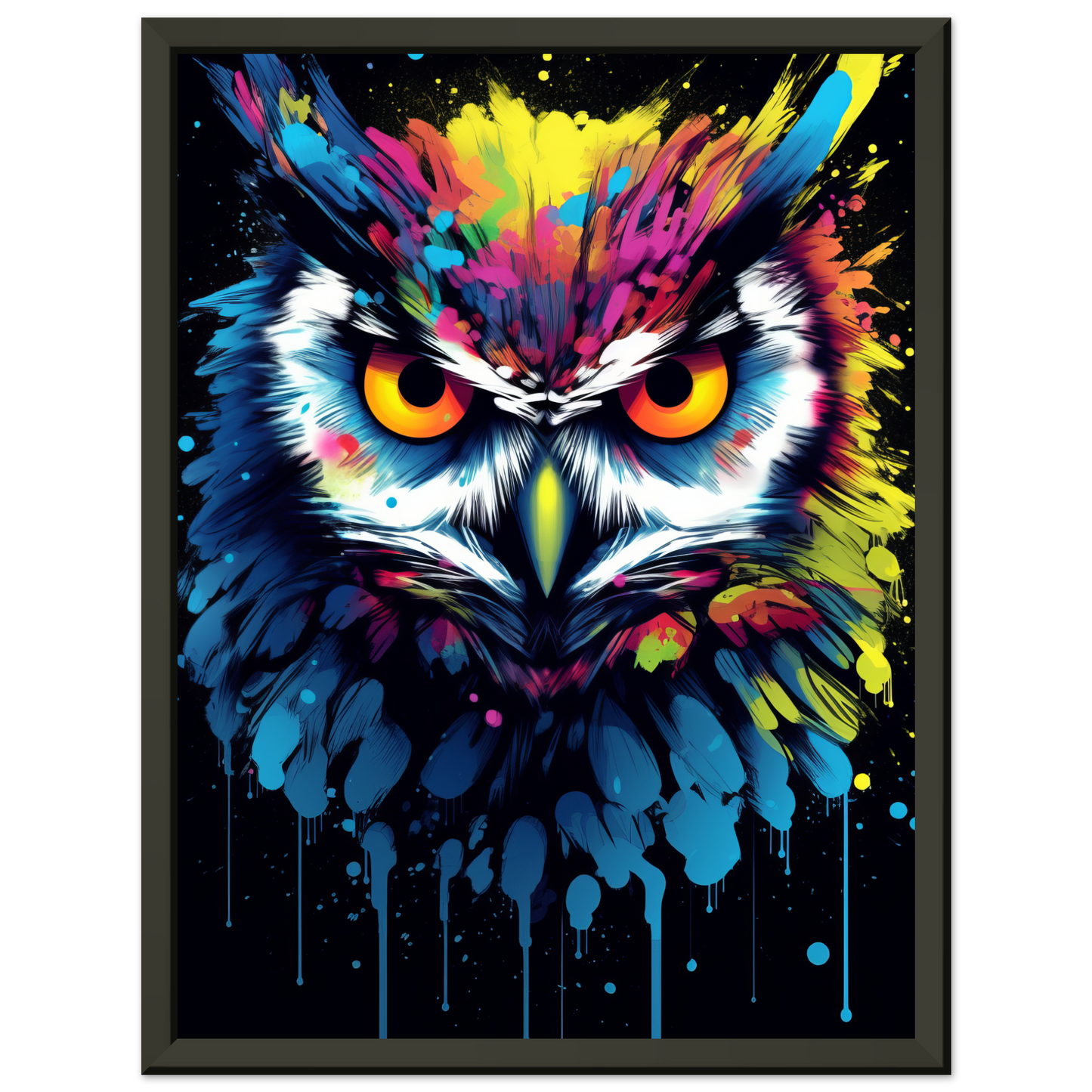 Owl pop art (BIRD28)