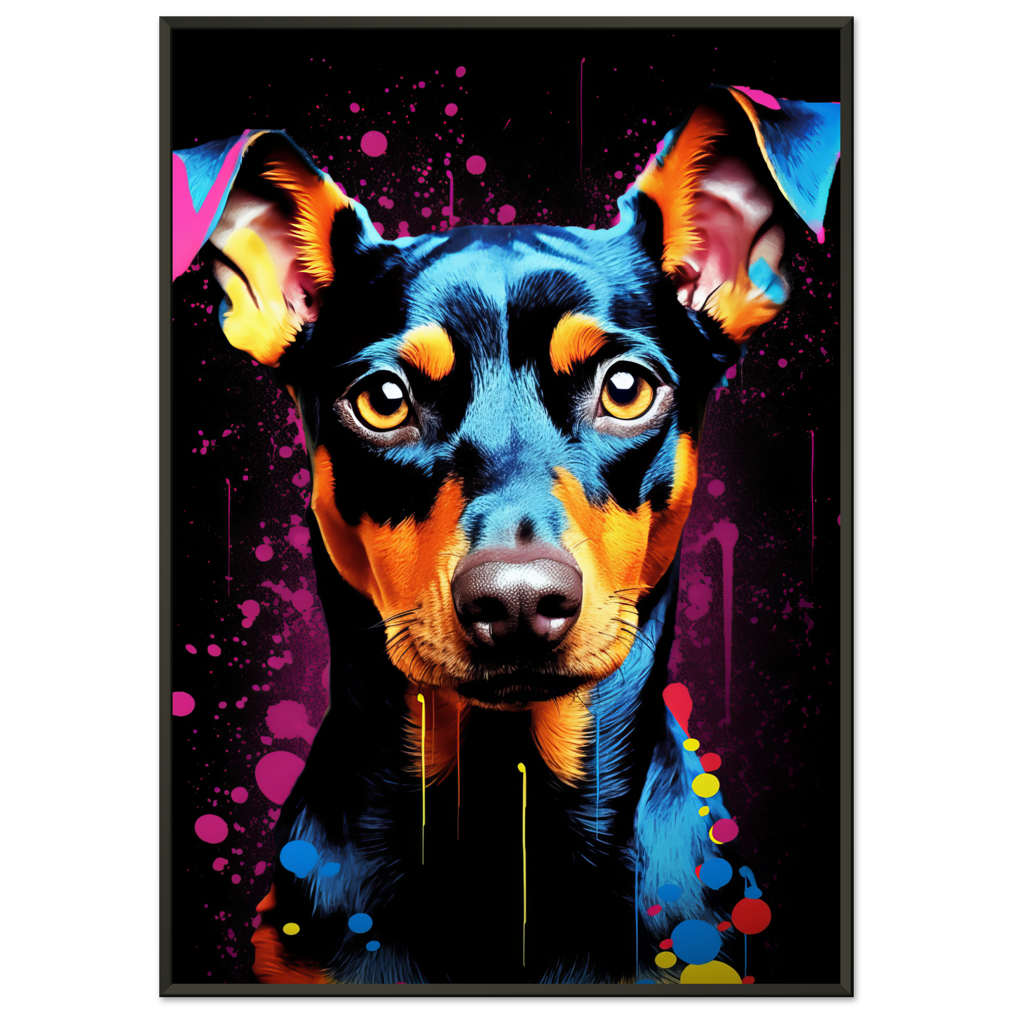 Deutscher Pinscher Pop-Art (DOG254)