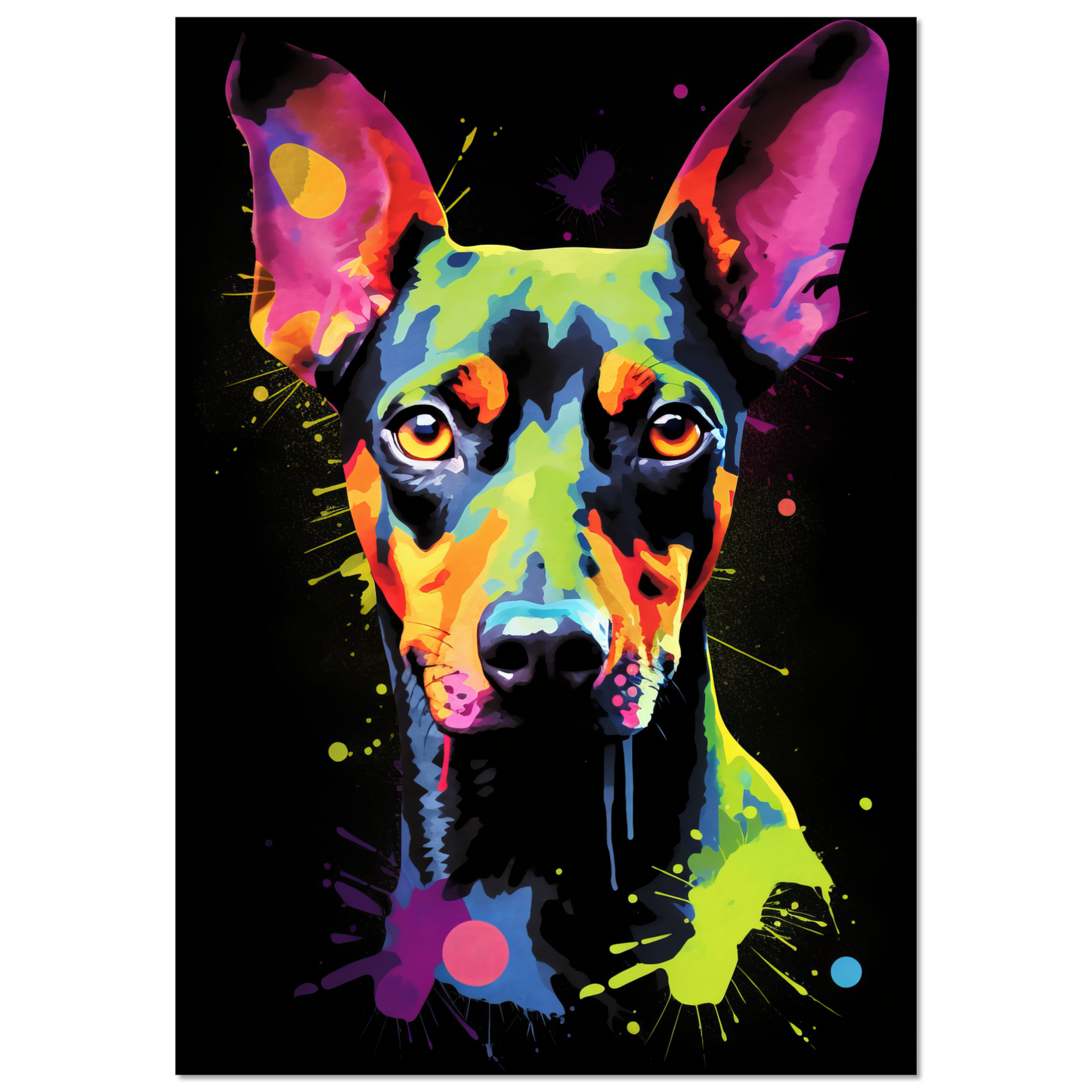German Pinscher Pop Art (DOG255)