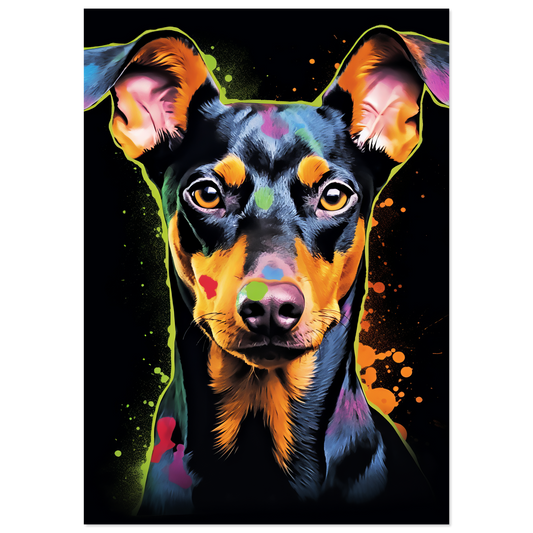 German Pinscher Pop Art (DOG256)
