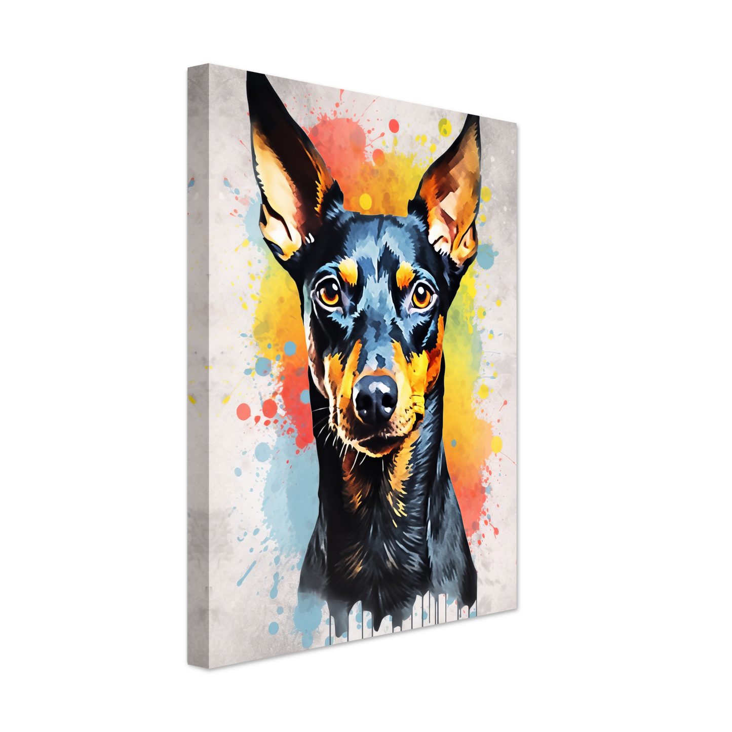 Deutscher Pinscher Pop-Art (DOG262)
