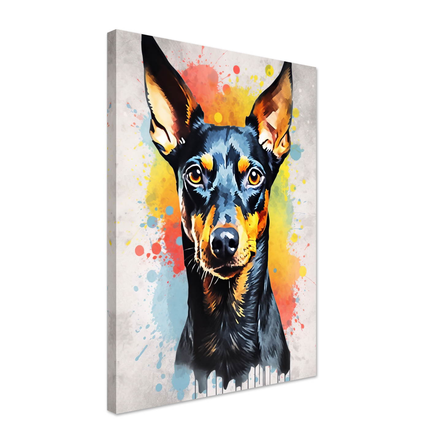 Deutscher Pinscher Pop-Art (DOG262)