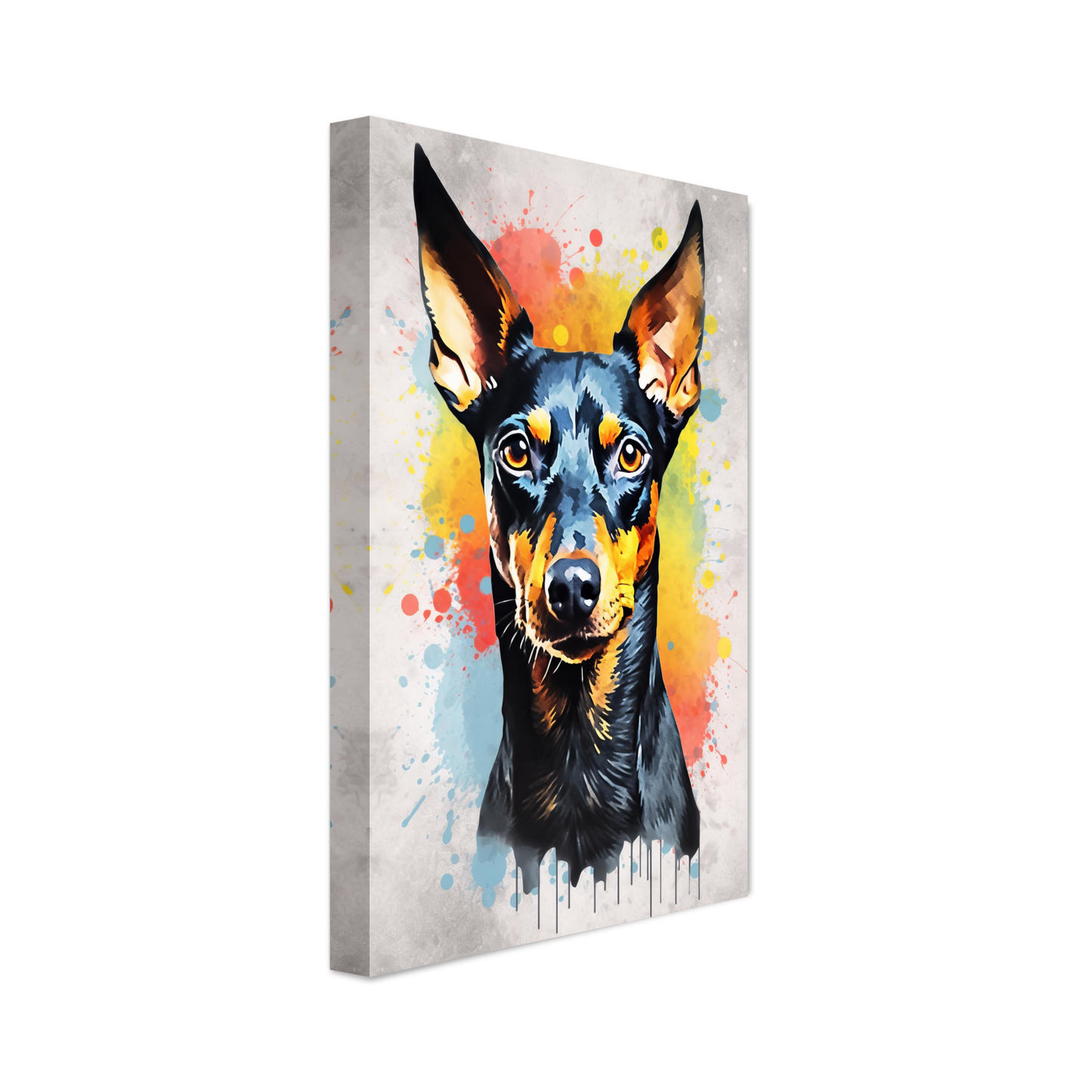 Deutscher Pinscher Pop-Art (DOG262)