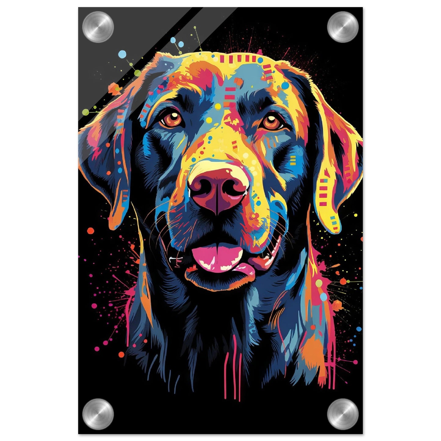Labrador Hund Pop-Art (DOG02)