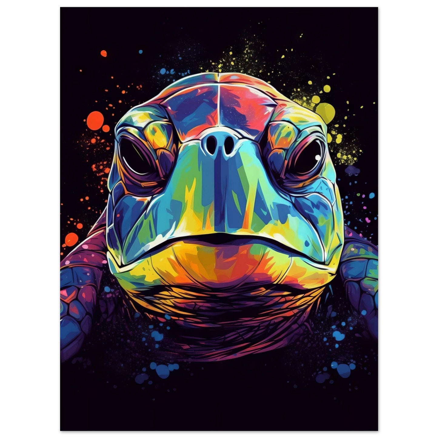 Schildkröte Pop-Art (TURTLE01)