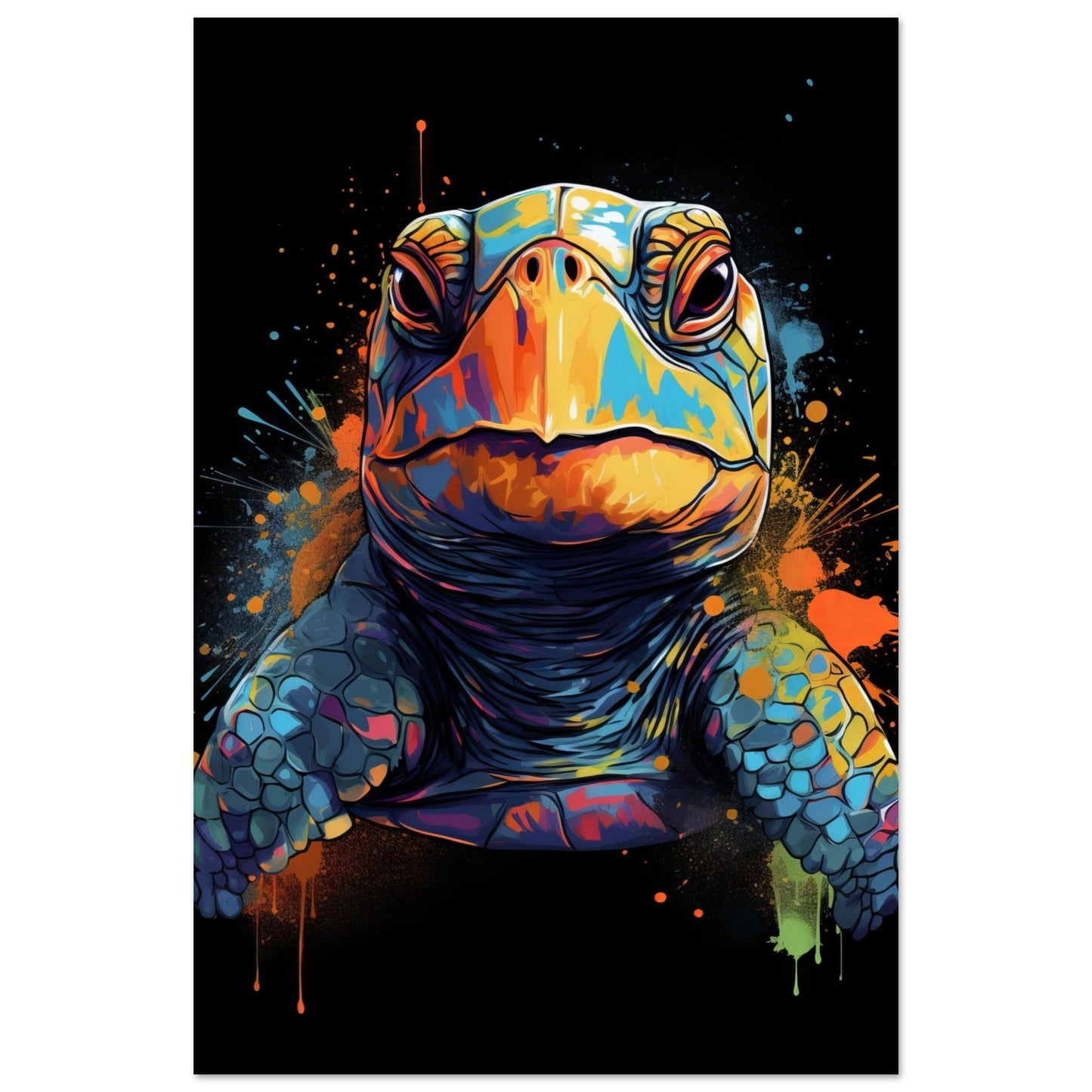 Schildkröte Pop-Art (TURTLE03)