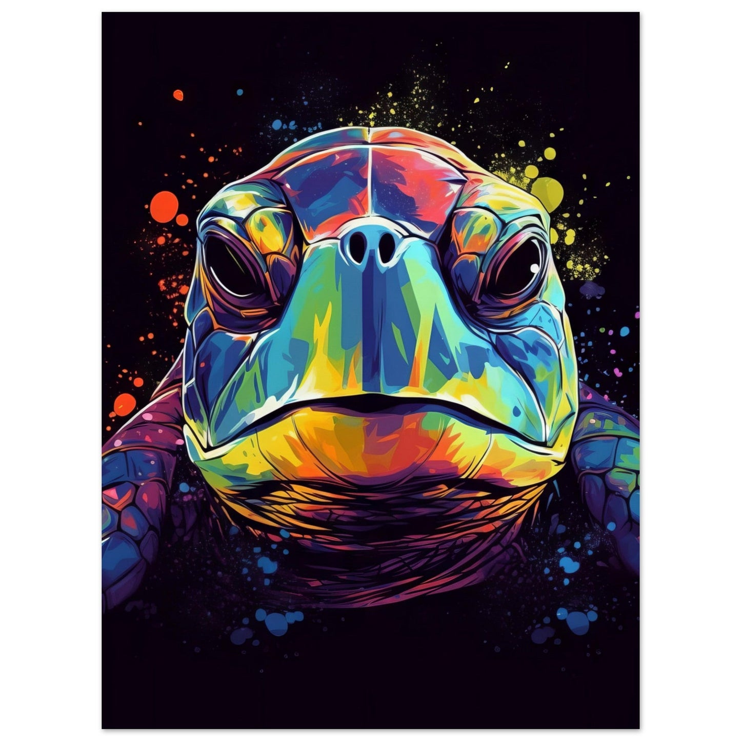 Schildkröte Pop-Art (TURTLE01)