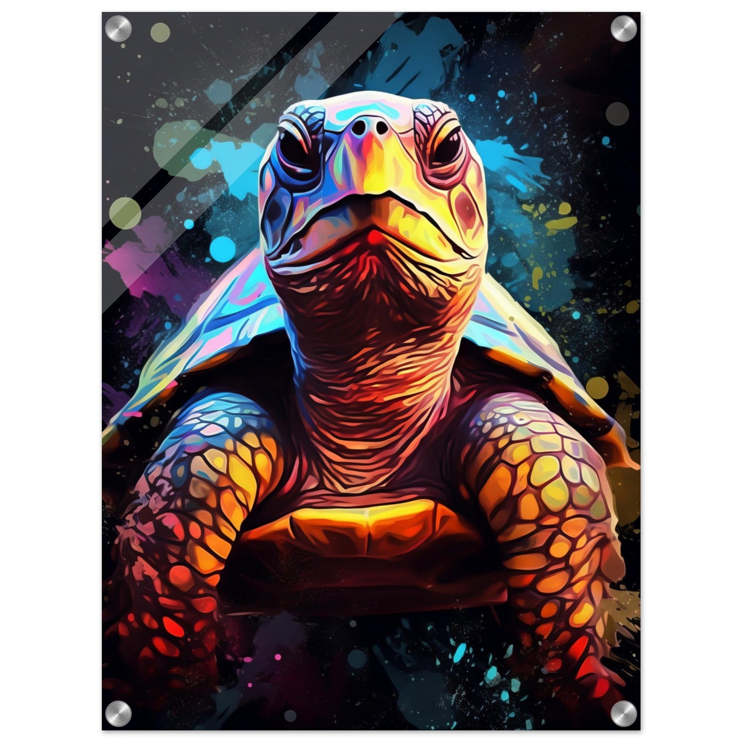 Schildkröte Pop-Art (TURTLE04)