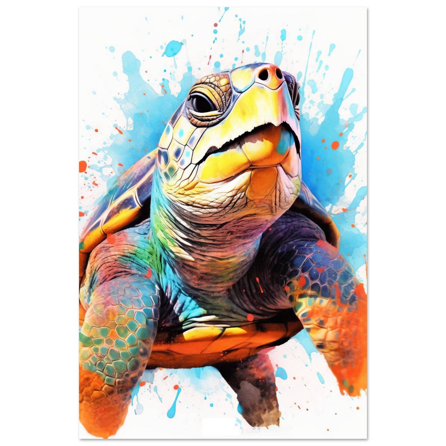 Schildkröte Pop-Art (TURTLE08)