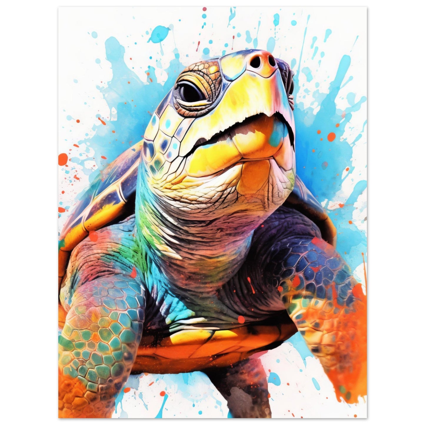 Schildkröte Pop-Art (TURTLE08)