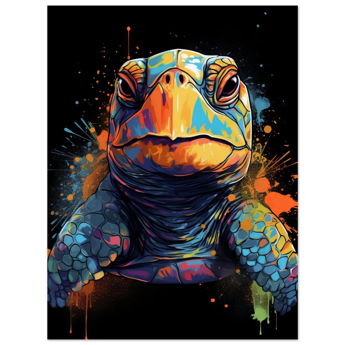 Schildkröte Pop-Art (TURTLE03)