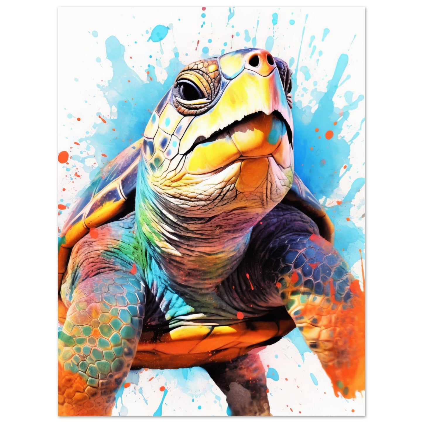 Schildkröte Pop-Art (TURTLE08)