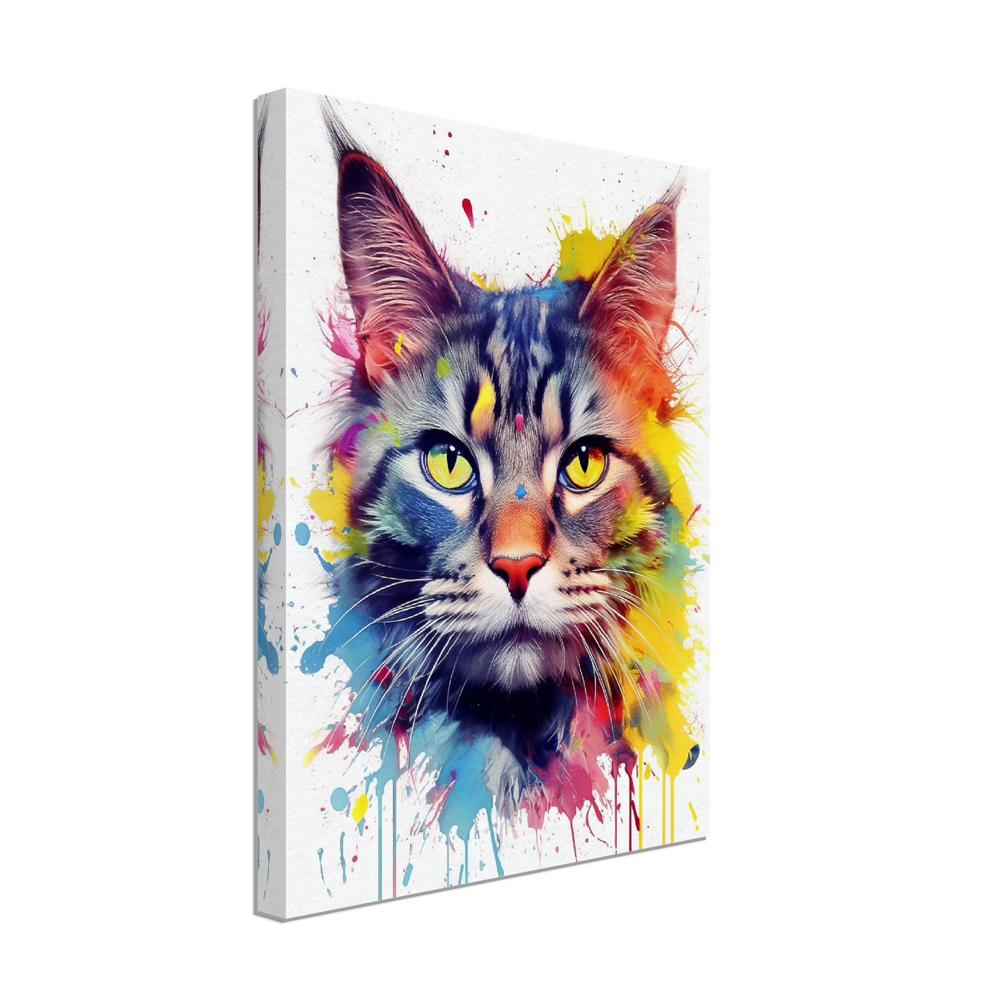 Domestic cat pop art (CAT06)