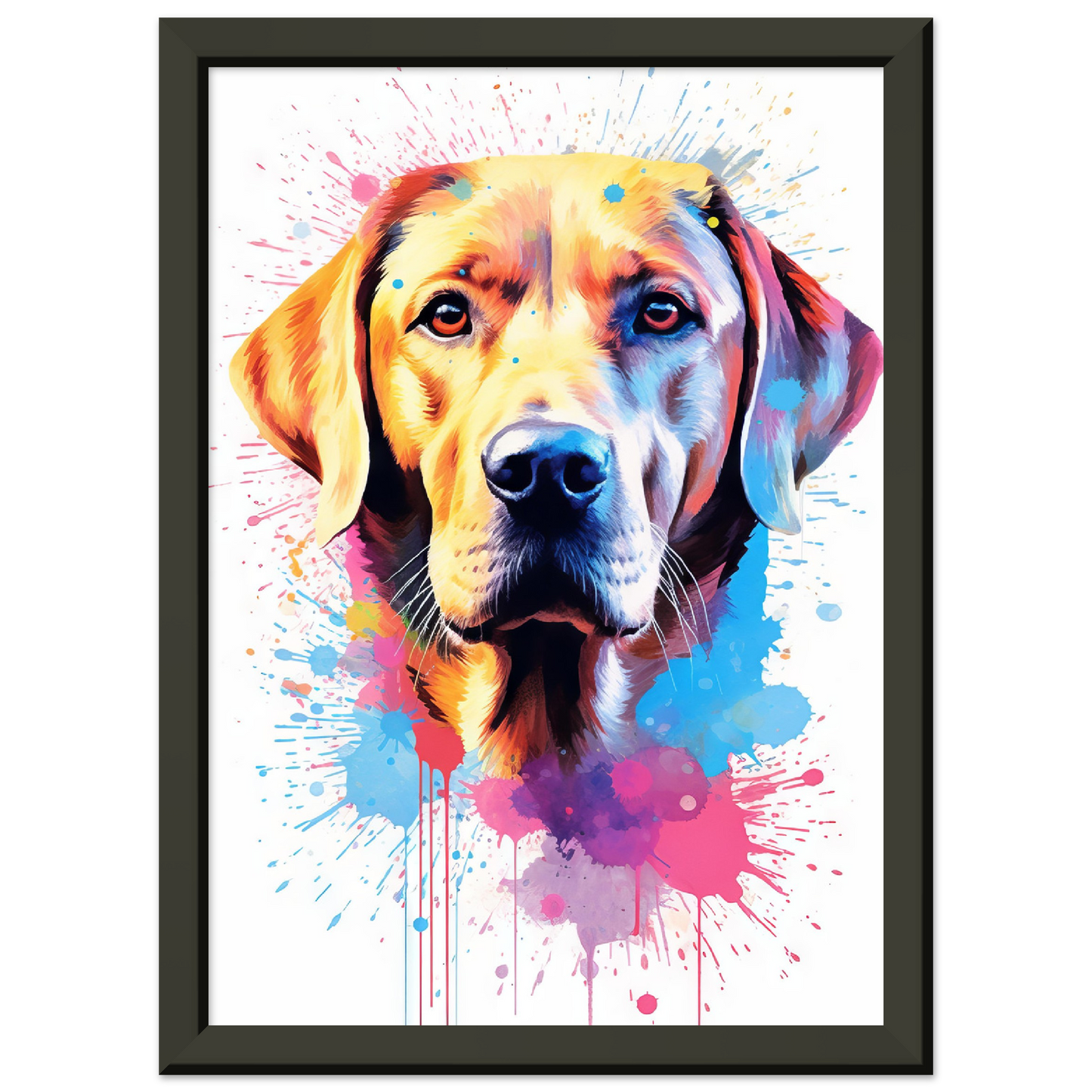 Labrador Hund Pop-Art (DOG05)