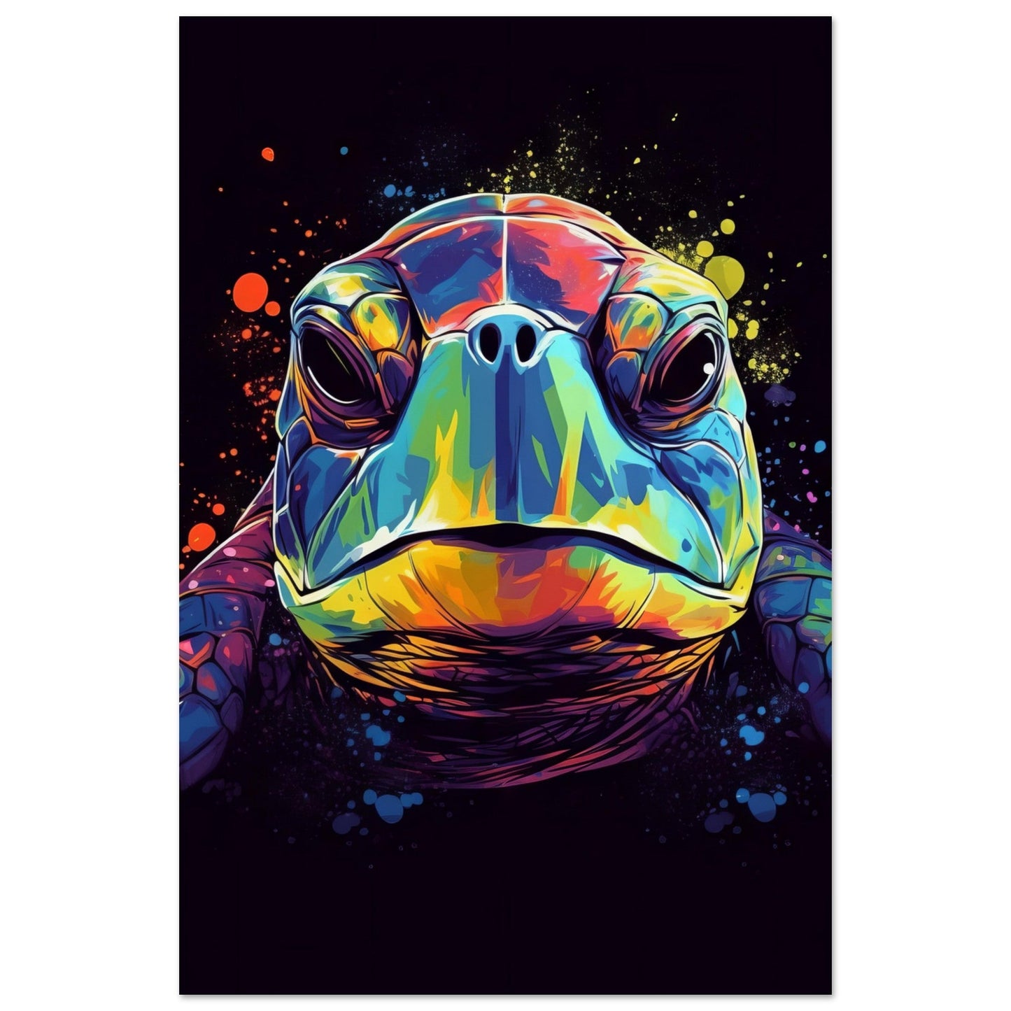 Schildkröte Pop-Art (TURTLE01)
