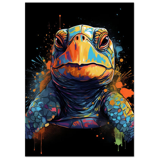 Schildkröte Pop-Art (TURTLE03)