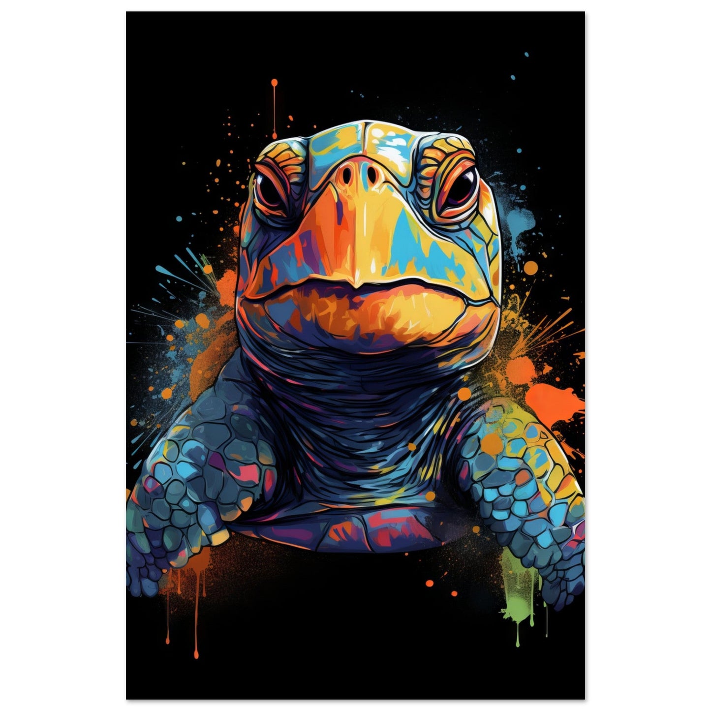 Schildkröte Pop-Art (TURTLE03)