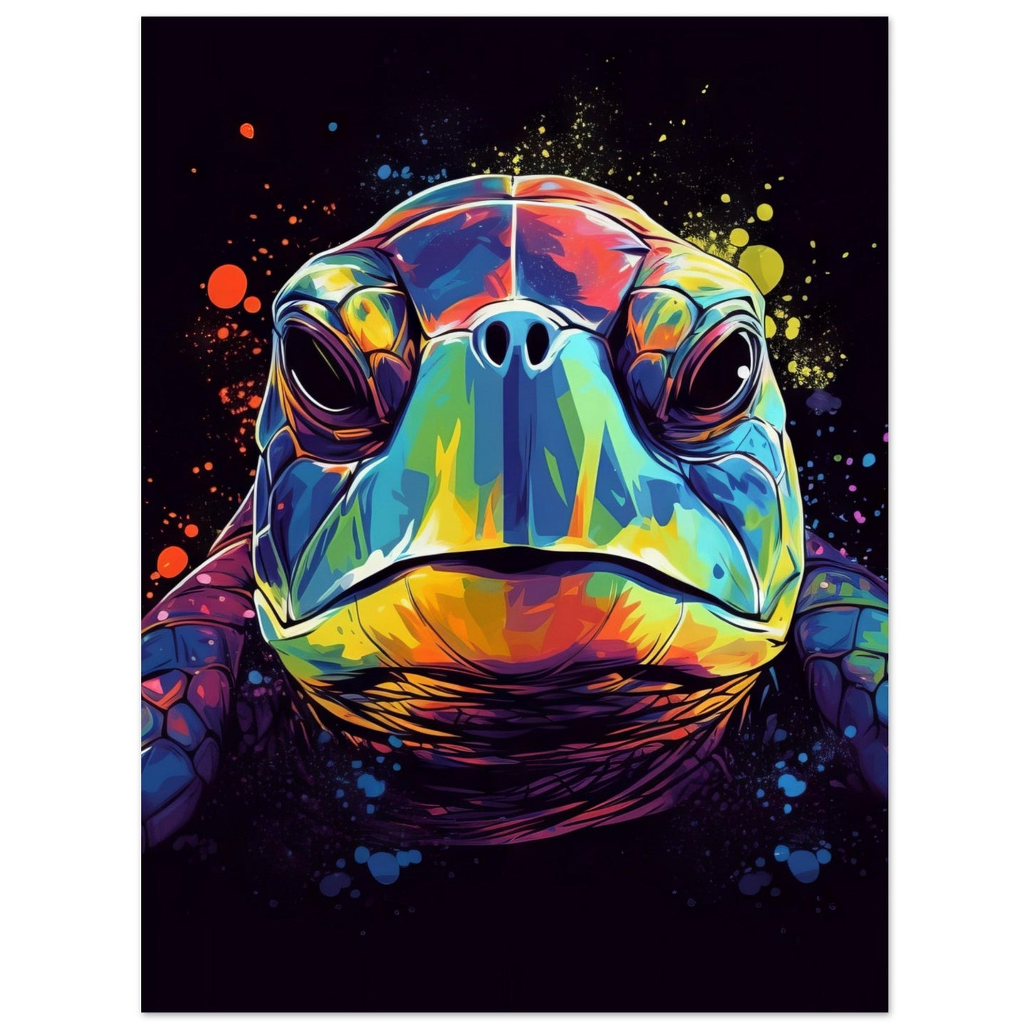 Schildkröte Pop-Art (TURTLE01)