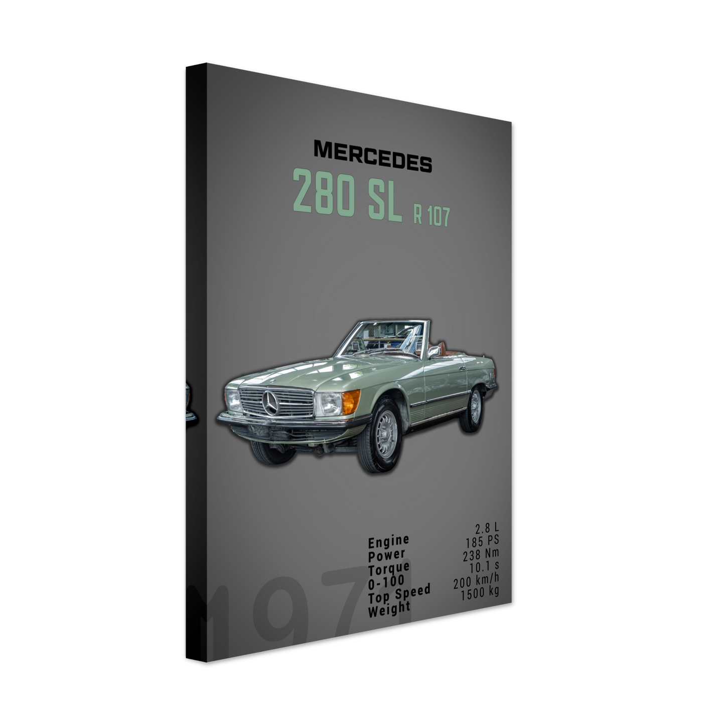 Mercedes 1971 280 SL R107 (BENZ03D)