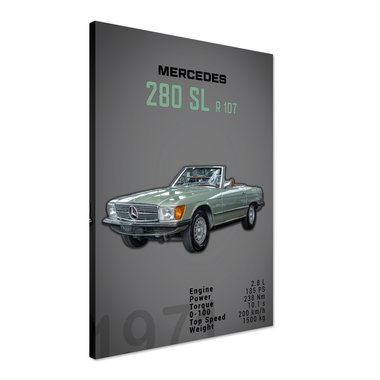 Mercedes 1971 280 SL R107 (BENZ03D)